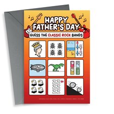 thortful Fun Classic Rock Father's Day Card