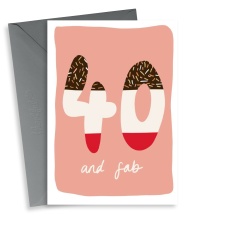 Fun 40th Birthday Card