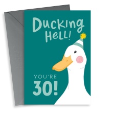 Fun 30th Birthday Card