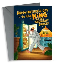 thortful Funny Midnight Snack Father's Day Card