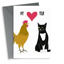 Funny Rude Animals Anniversary Card