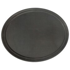 Argon Tableware Oval Non-Slip Serving Tray - 73.5cm x 60cm - Black