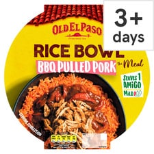 Old El Paso Rice Bowl BBQ Pulled Pork 400g