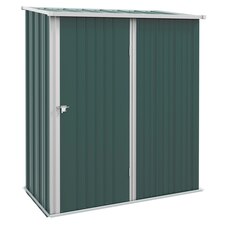 Outsunny Outdoor Storage Shed Steel Garden Shed with  Lockable Door