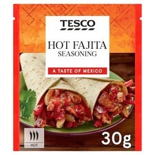 Tesco Hot Fajita Seasoning 30G