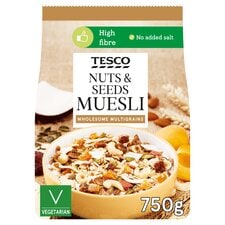 Tesco Nuts & Seeds Muesli 750G