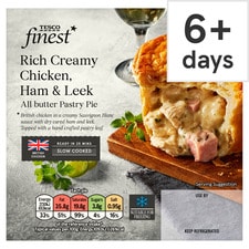 Tesco Finest Chicken Ham Hock & Leek Pie 250G