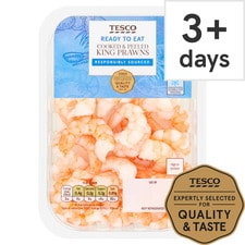 Tesco Cooked And Peeled King Prawns 150G