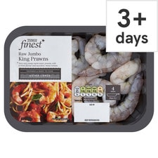 Tesco Finest Raw Jumbo King Prawns 165G