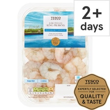 Tesco Raw King Prawns 165G