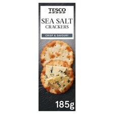 Tesco Sea Salt Crackers 185G