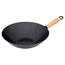 Tesco Carbon Steel Wok 30Cm