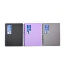 Tesco A4 Wiro Notebook 160 Pages Assorted