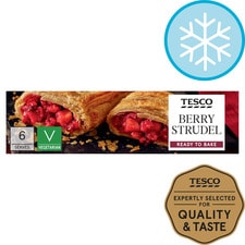 Tesco Berry Strudel 600G