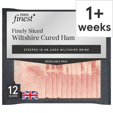 Tesco Finest Finely Sliced Wiltshire Ham 250G