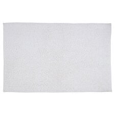 Tesco Microchenille Bath Mat White