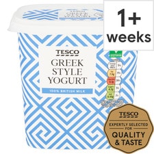 Tesco Greek Style Natural Yogurt 1Kg