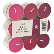 Tesco Fig & Mulberry 27Pk Tealights