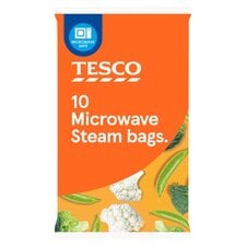 Tesco Microwave Steam Bag 10 Pack