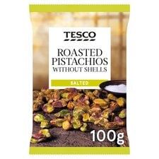 Tesco Roasted Salted Pistachio Kernels 100G