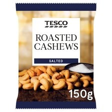 Tesco Roasted Salted Cashew Nuts 150G