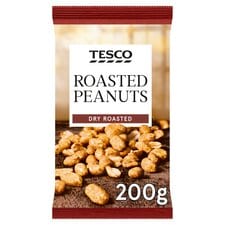 Tesco Dry Roasted Peanuts 200G