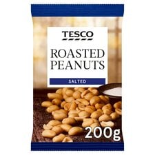 Tesco Roasted Salted Peanuts 200G