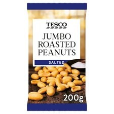 Tesco Jumbo Roasted Salted Peanuts 200G