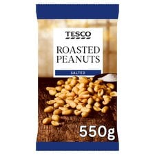 Tesco Roasted Salted Peanuts 550G