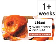 Tesco Syrup Sponge Puddings 2 X 110G