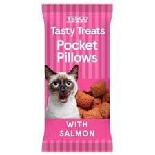 Tesco Pocket Pillows Salmon Bites 65G