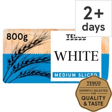 Tesco White Bread 800G