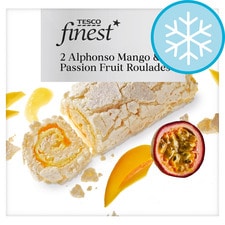 Tesco Finest Mango Passion Fruit Roulades 2X90g