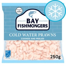 Bay Fishmongers Cold Water Prawns 250G