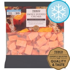 Tesco Frozen Sweet Potato Chunks 600G