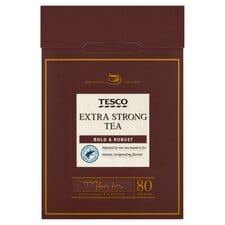 Tesco Extra Strong Tea 80 Bags 250G