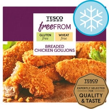 Tesco Free From Breaded Chicken Goujons 300G