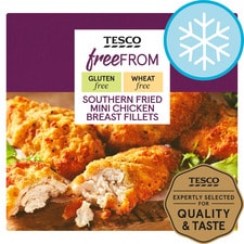 Tesco Free From Southern Fried Mini Chicken Fillets 250G