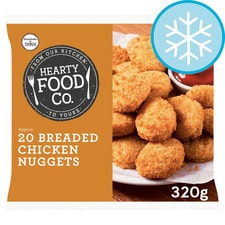 Hearty Food Co 20 Breaded Chicken Nuggets 320G