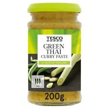 Tesco Thai Green Curry Paste 200G