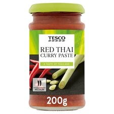 Tesco Red Thai Curry Paste 200G