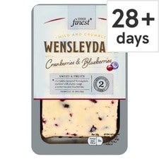 Tesco Finest Wensleydale Cheese Cranberries & Blueberry 200G