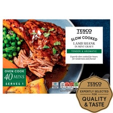 Tesco Lamb Shank In Mint Gravy 450G