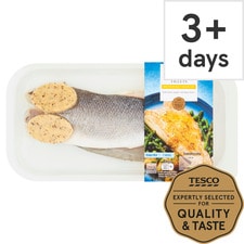 Tesco 2 Lemon & Pepper Sea Bass Fillets 200G