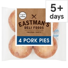 Eastmans 4 Cured Pork Pies 260G