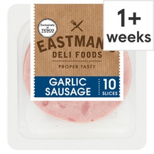 Eastmans Garlic Sausage 10 Slices 125G