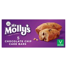 Ms Molly's Chocolate Chip Cake Bars 5 Pack