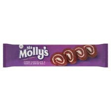 Ms Mollys Jumbo Chocolate & Vanilla Swiss Roll