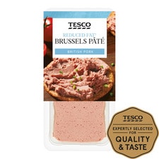 Tesco Reduced Fat Brussels Pate 200G