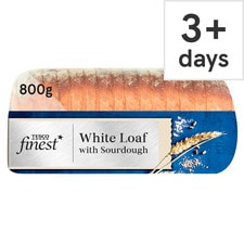 Tesco Finest White Loaf With Sourdough 800g